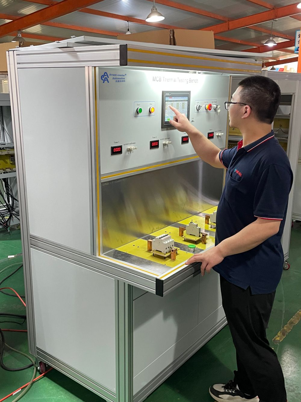 Test bench for Instantaneous operating characteristics of miniature circuit breaker (8)